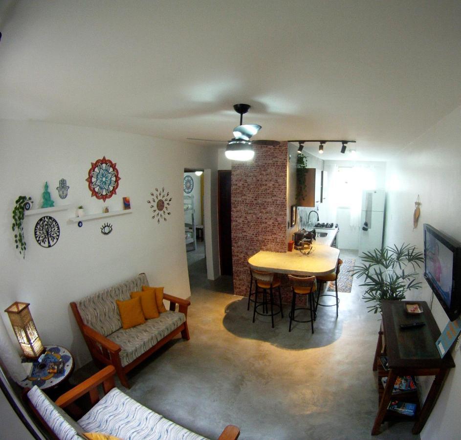 Apartamento Dona Frida Prainha Com Wifi Pe Na Areia Caraguatatuba Exterior photo